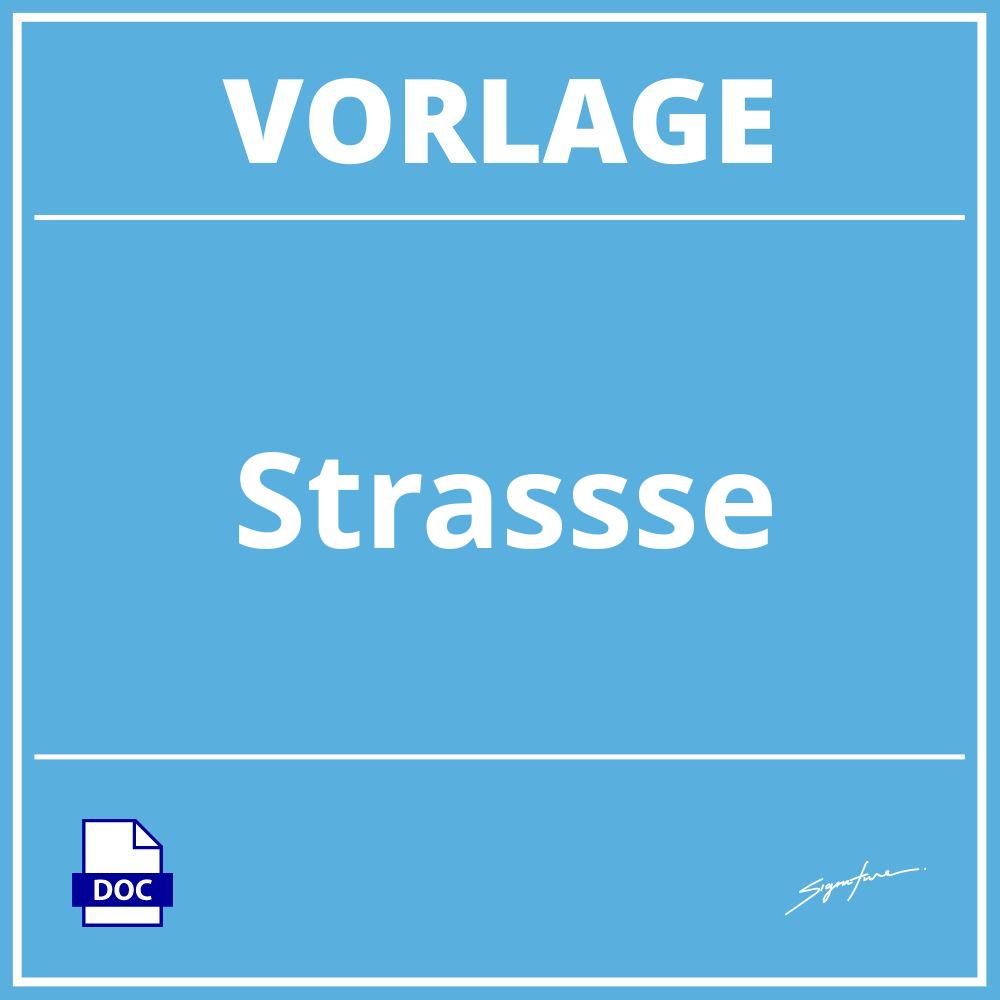 Straße Vorlage