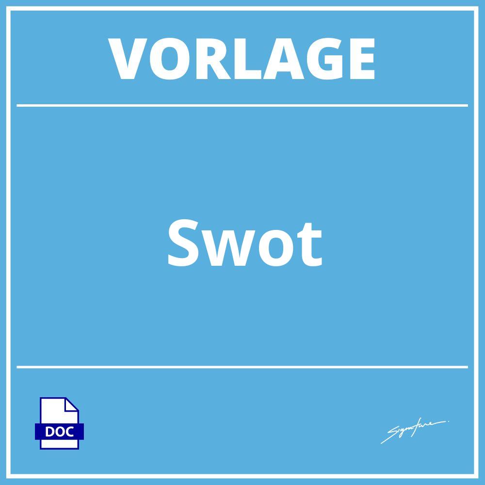 Swot Vorlage